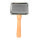 Softbürste mit Bürstenreiniger, 6 - 13 cm (verschiedene Farben)