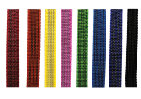 Gummierte Leine, 20mm breit, pistazie mit Schlaufe