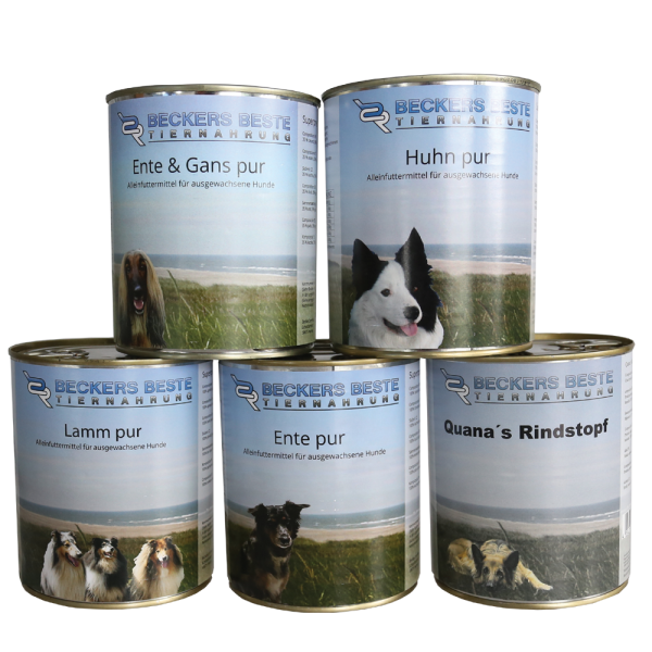 Beckers Beste Tiernahrung 12 x 800g Nassfutter Set