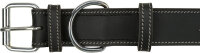 Rustic Fettleder-Halsband "Heartbeat"