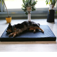 Beckers Dream Comfort Hundematte, Kunstleder, Gesteppt 8 cm