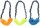 Spielzeug Fauxtra Ring Bungee Chenille Mehrere Farben